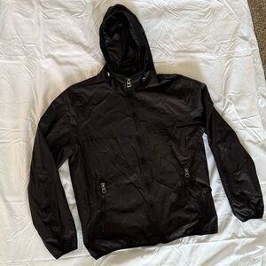 Guess Windbreaker Rain Zip Up Hoodie